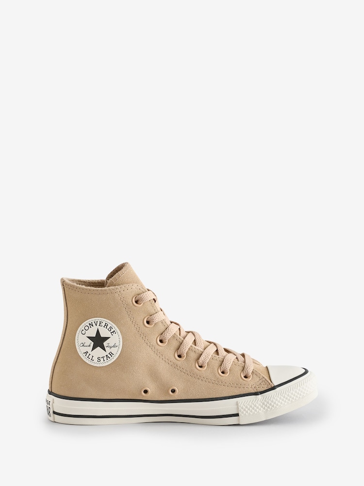 Converse Brown Chuck Taylor All Star Suede Trainers - Image 1 of 9