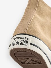 Converse Brown Chuck Taylor All Star Suede Trainers - Image 9 of 9