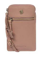 Conkca Bambino Leather Cross-Body Phone Bag - Image 4 of 9