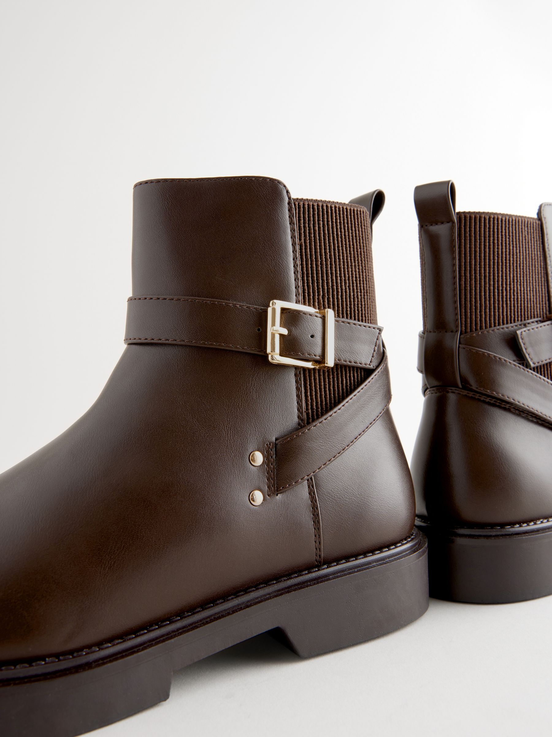 Topshop brown ankle boots on sale