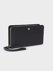 Osprey London The Double Zip Leather Black Travel Document Holder - Image 2 of 4