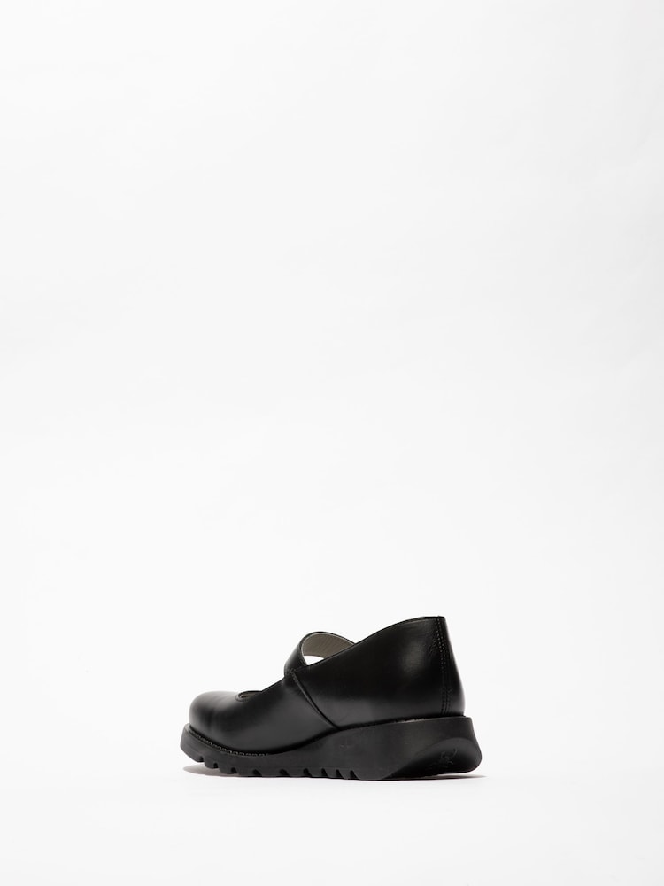 Fly London Mary Jane Samp Black Shoes - Image 4 of 4