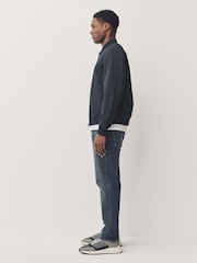 Charcoal Grey Slim Fit Authentic Stretch Denim Jeans - Image 4 of 11