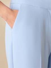 Ro&Zo Blue Petite Petite Straight Leg Trousers - Image 3 of 5