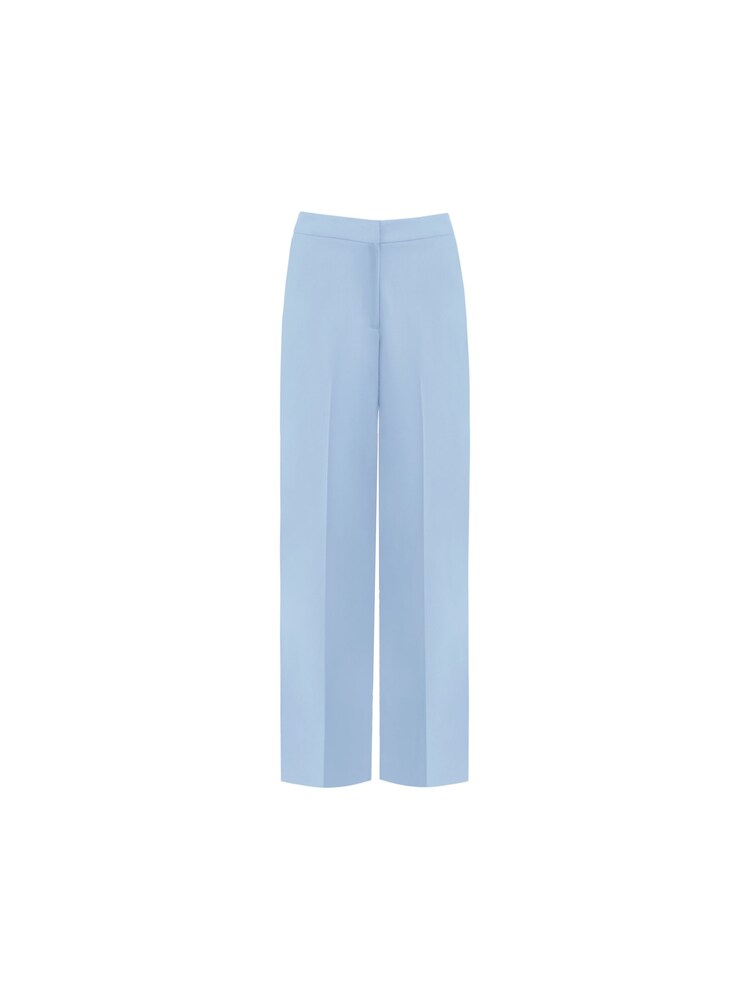 Ro&Zo Blue Petite Petite Straight Leg Trousers - Image 5 of 5 Ro&Zo Blue Petite Petite Straight Leg Trousers - Image 5 of 5