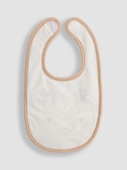 JoJo Maman Bébé Brown Reindeer Bib - Image 2 of 3
