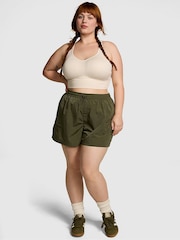 Victoria's Secret PINK Olive Green Parachute Cargo Shorts - Image 1 of 3