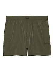 Victoria's Secret PINK Olive Green Parachute Cargo Shorts - Image 3 of 3
