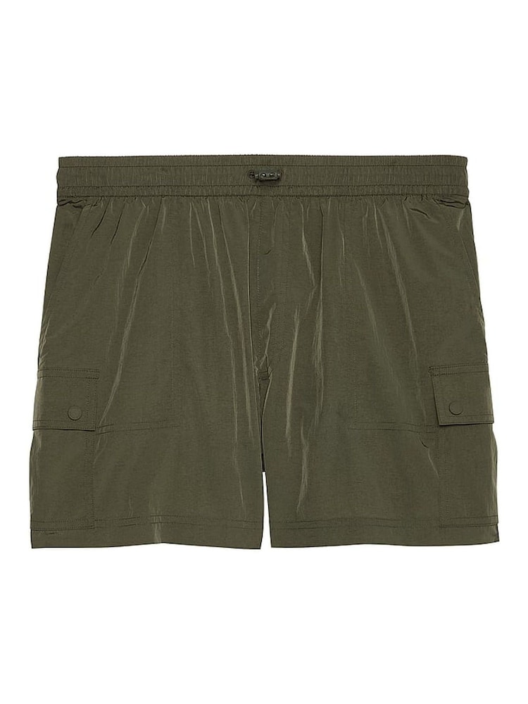 Victoria's Secret PINK Olive Green Parachute Cargo Shorts - Image 3 of 3