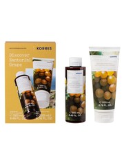 Korres Santorini Grape Shower Gel 250ml + Body Milk Gift Set 200ml - Image 1 of 2
