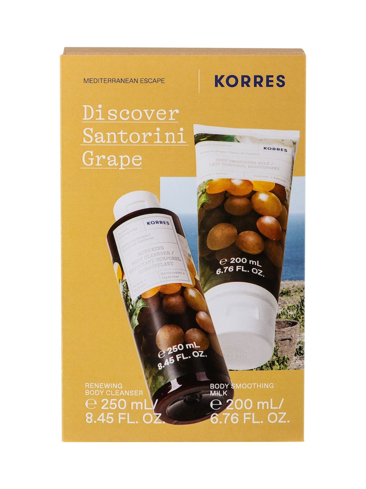 Korres Santorini Grape Shower Gel 250ml + Body Milk Gift Set 200ml - Image 2 of 2