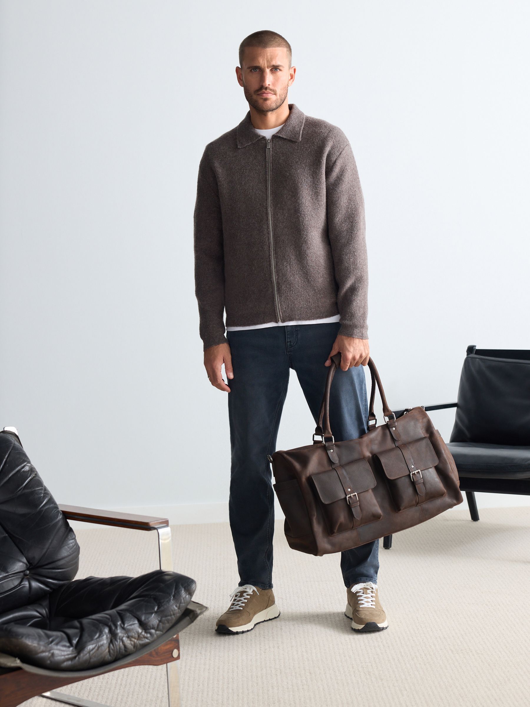 Next leather holdall hot sale