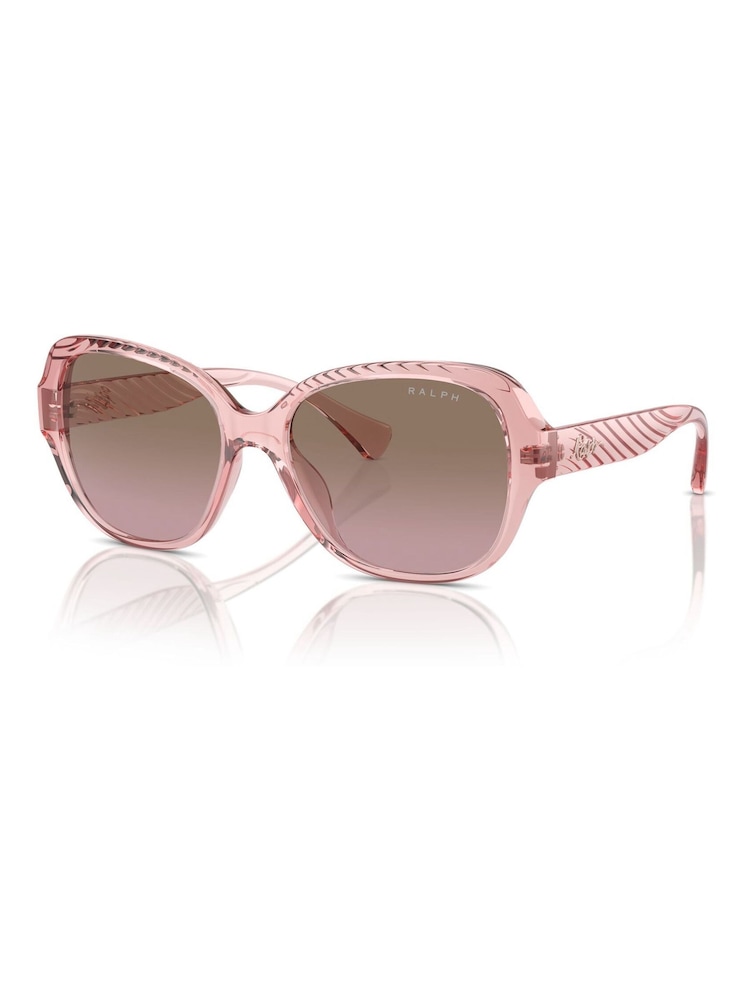 Ralph By Ralph Lauren Pink Ra5316U Round Sunglasses - Bild 2 von 5