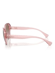 Ralph By Ralph Lauren Pink Ra5316U Round Sunglasses - Bild 4 von 5