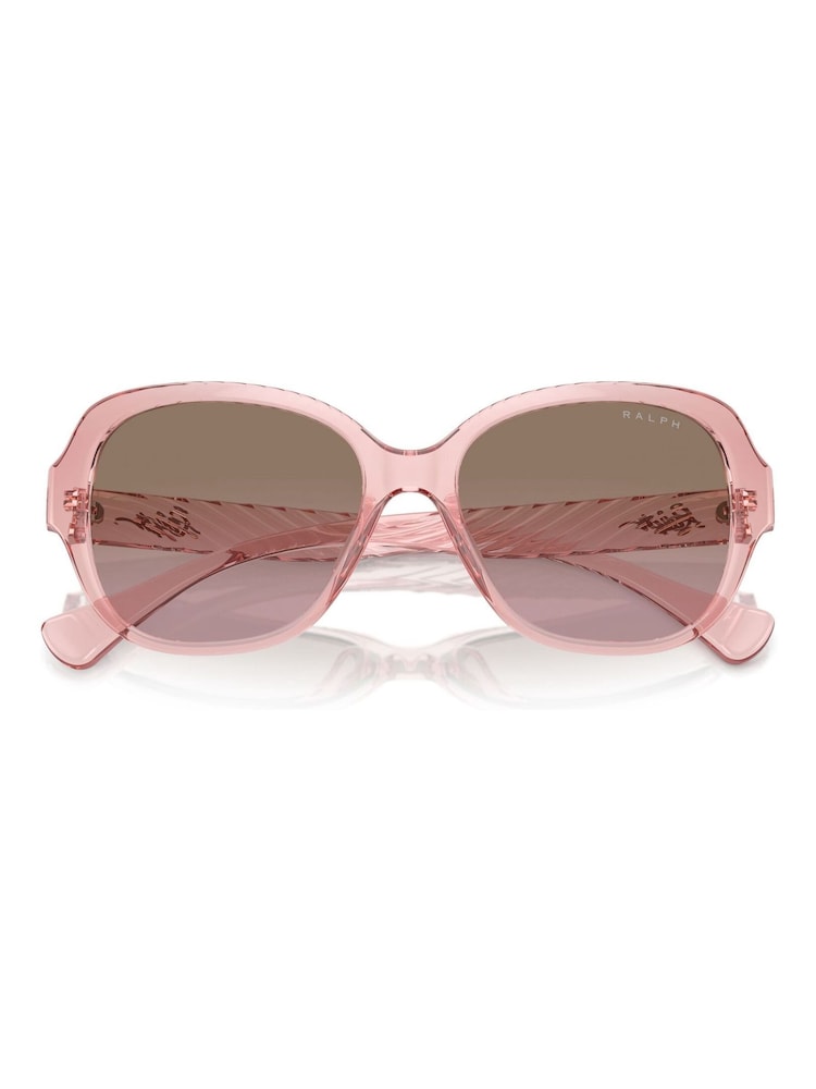 Ralph By Ralph Lauren Pink Ra5316U Round Sunglasses - Bild 5 von 5