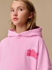 Reebok Oversized Girls Graphic Hoodie - Image 3 of 8