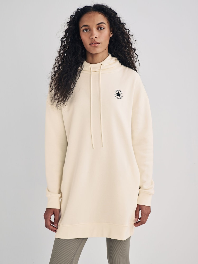 Удлиненные платья-худи с вышивкой Converse - Изображение 1 из 10