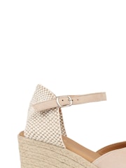 Naravni - Jones Bootmaker zlata (barva); zlato Rosina Usnjene espadrile - Slika 2 iz 6
