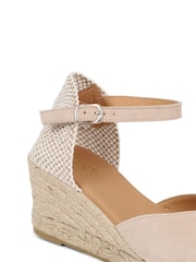 Naravni - Jones Bootmaker zlata (barva); zlato Rosina Usnjene espadrile - Slika 3 iz 6