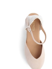 Naravni - Jones Bootmaker zlata (barva); zlato Rosina Usnjene espadrile - Slika 4 iz 6