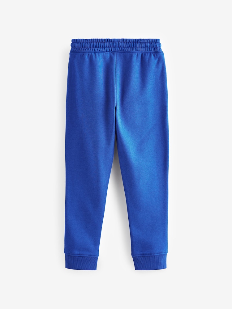 Black/Cobalt Blue Slim Fit Joggers 2 Pack (3-16yrs) - Image 2 of 6