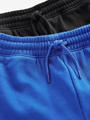Black/Cobalt Blue Slim Fit Joggers 2 Pack (3-16yrs) - Image 5 of 6