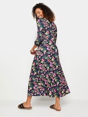 M&Co Blue Floral Buckle Dress - Image 3 of 5