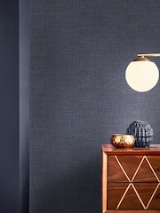 Graham & Brown Denim Rustic Weft A4 Sample - Image 4 of 4
