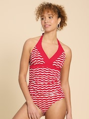 White Stuff Red Sunshine Reversible Tankini - Image 3 of 7
