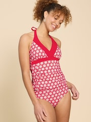 White Stuff Red Sunshine Reversible Tankini - Image 4 of 7