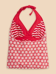 White Stuff Red Sunshine Reversible Tankini - Image 6 of 7