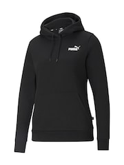 Puma Black Womens Essentials Small Logo Hoodie - Image 4 of 5
