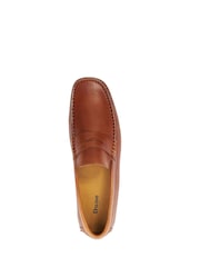 Dune London Tan Brown Bradlay Saddle Driver Shoes - Image 5 of 6