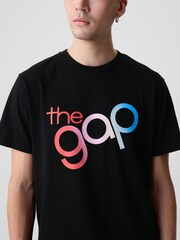 Gap Black 1969 Logo Short Sleeve Crew Neck T-Shirt - Image 4 of 5