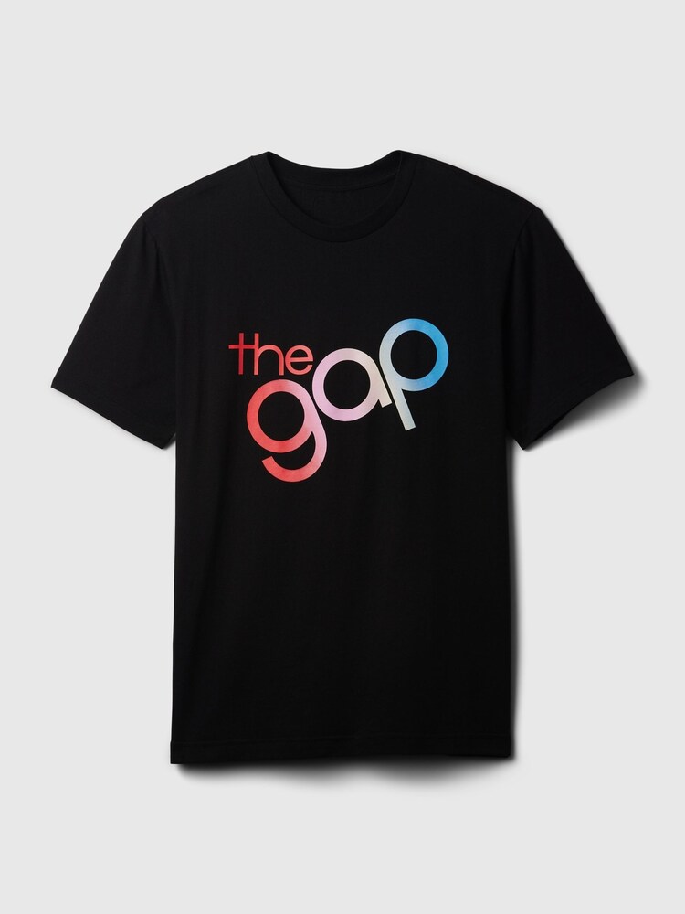 Gap Black 1969 Logo Short Sleeve Crew Neck T-Shirt - Image 5 of 5