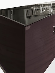 Frank Olsen Plum Black Lyra Four Door SMART TV Cabinet - Image 7 of 11