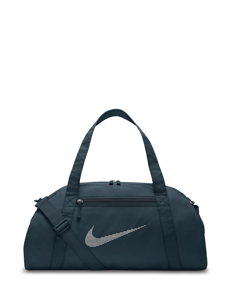 Nike Blue Gym Club Duffel Bag (24L) - Image 1 of 14 Nike Blue Gym Club Duffel Bag (24L) - Image 1 of 14