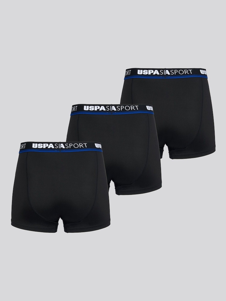 U.S. Polo Assn. Sports Mens Boxer Shorts 3 Pack - Imagen 7 de 7