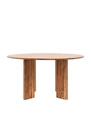 Gallery Home Natural Eddleston Round Dining Table - Image 5 of 6