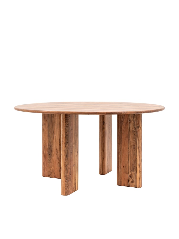 Gallery Home Natural Eddleston Round Dining Table - Image 6 of 6