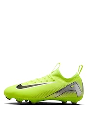 Nike Yellow Kids Mercurial Zoom Vapor 16 Academy Multi Ground Football Boots - Image 2 of 9