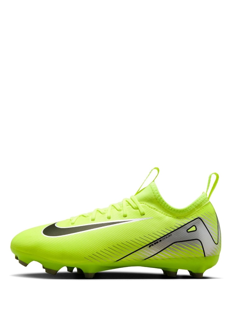 Nike Yellow Kids Mercurial Zoom Vapor 16 Academy Multi Ground Football Boots - Image 2 of 9
