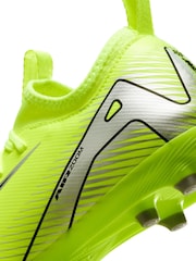 Nike Yellow Kids Mercurial Zoom Vapor 16 Academy Multi Ground Football Boots - Image 9 of 9
