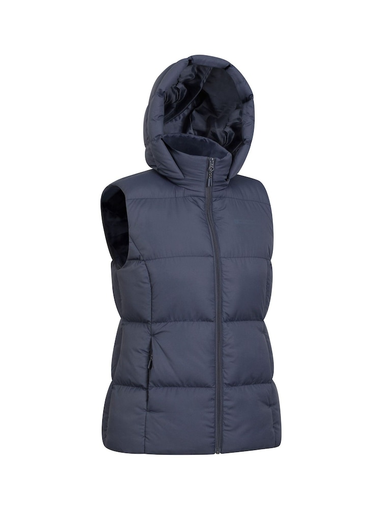 Mountain Warehouse Blue Astral II Womens Water-Resistant Padded Gilet - Image 4 of 5