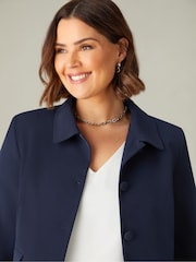 Live Unlimited Blue Curve Short Tailored Jacket - Image 1 of 3