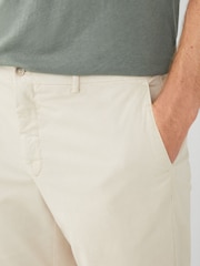 Hackett London Men Brown 100% Cotton Shorts - Image 4 of 5