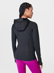 Sweaty Betty Black Pro Run Zip Up Sweatshirt - Image 4 of 9