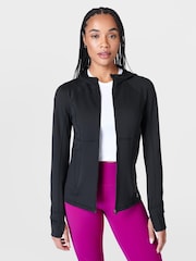Sweaty Betty Black Pro Run Zip Up Sweatshirt - Image 5 of 9