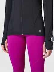 Sweaty Betty Black Pro Run Zip Up Sweatshirt - Image 6 of 9