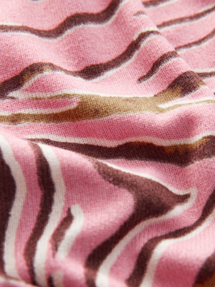 Pink Zebra Cosy Long Sleeve Pyjamas - Image 11 of 11